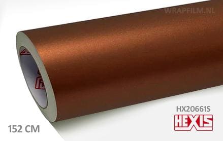 Hexis HX20661S Canyon Bronze Metal Satin wrap film