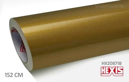 Hexis HX20871B Gold Gloss wrap film