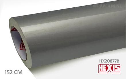 Hexis HX20877B Silver Gloss wrap film