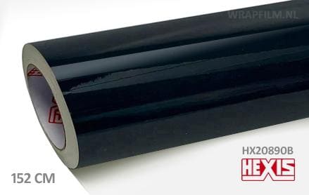Hexis HX20890B Deep Black Gloss wrap film