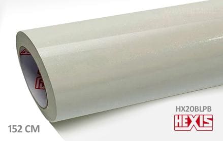 Hexis HX20BLPB Lapp Sparkle White Gloss wrap film