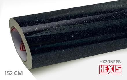 Hexis HX20NEPB Ebony Sparkle Black Gloss wrap film