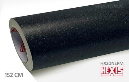 Hexis HX20NEPM Ebony Sparkle Black Matt wrap film