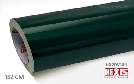 Hexis HX20V14B Sherwood Green Gloss wrap film