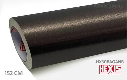 Hexis HX30BAGANB Brushed Aluminium Anthracite wrap film