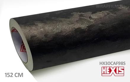 Hexis HX30CAF89S Black Forged Carbon wrap film