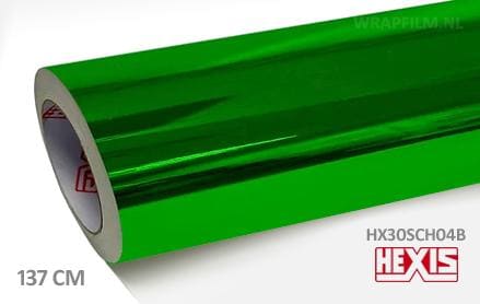 Hexis HX30SCH04B Super Chrome Green Gloss wrap film