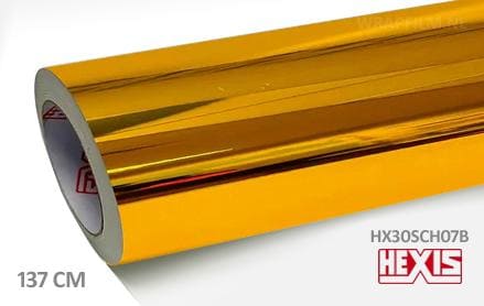 Hexis HX30SCH07B Super Chrome Gold Gloss wrap film