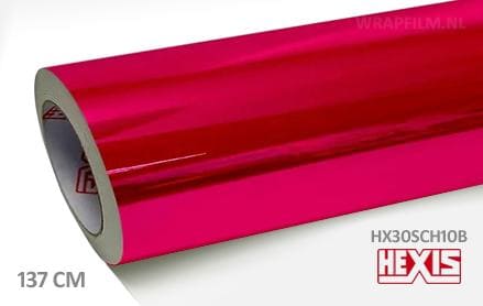 Hexis HX30SCH10B Super Chrome Pink Gloss wrap film