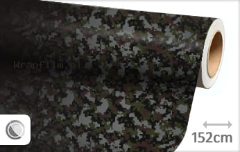 Camouflage digitaal wrap film