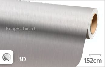 Geborsteld aluminium zilver wrap film