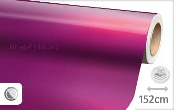 Glans metallic fuchsia wrap film