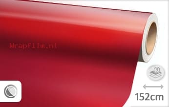 Glans metallic rood wrap film